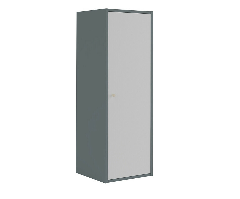 Meuble de Rangements Moov 3 Cases Grises avec une Porte Gris clair