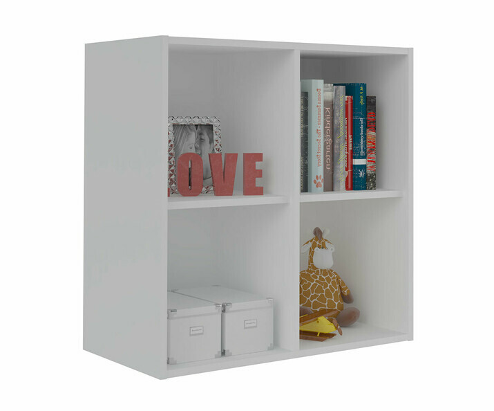 Cube de Rangement 3 cases blanc