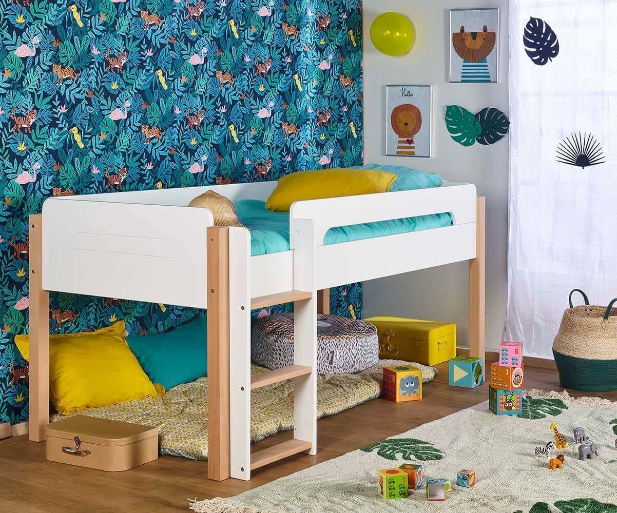 Lit Enfant Mi Hauteur Sweet Meuble En Bois Massif Made In France
