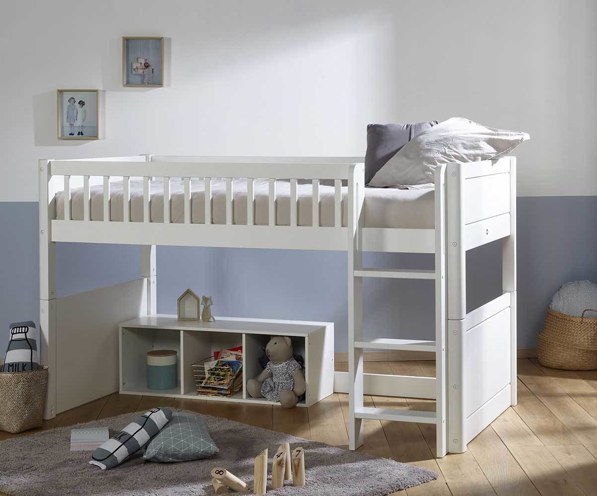 Lit Enfant Mi Hauteur Evolutif Rio Livre Avec Matelas