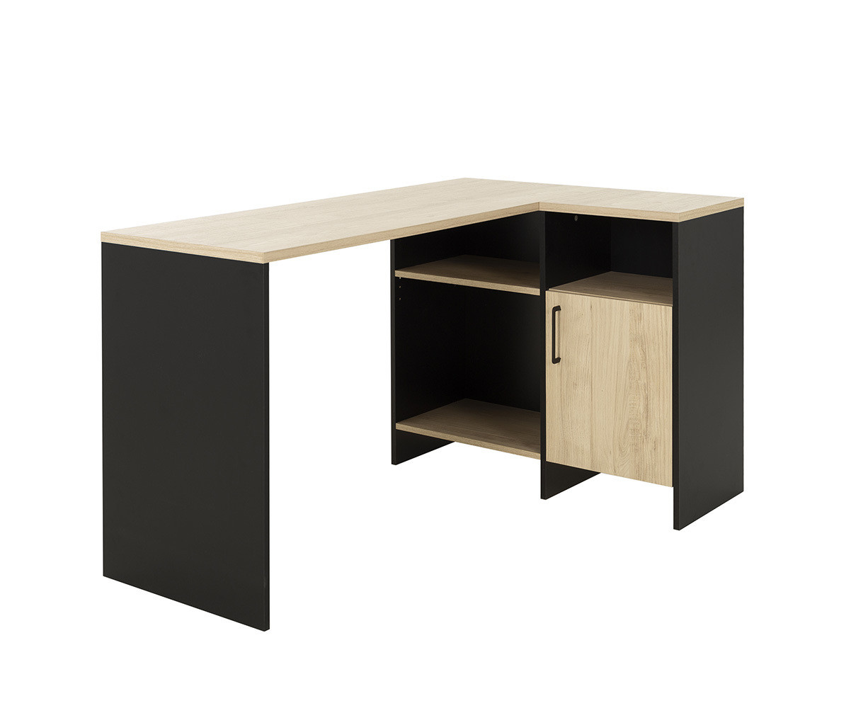 Bureau Ado Brixton. Meuble d'Angle avec Rangements