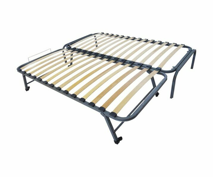 2 couchages avec sommier gigogne déplié