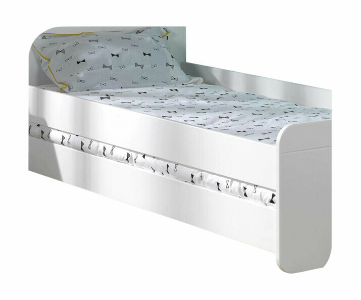 Safetots Barrière de lit en bois, Grijs, 38 cm de haut x 110 cm de large,  barrière de