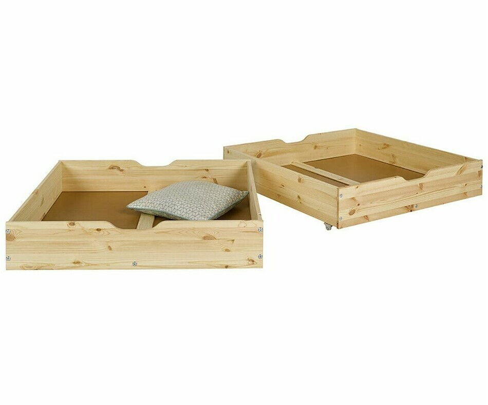 Tiroirs de Lits Wood Brut inclus