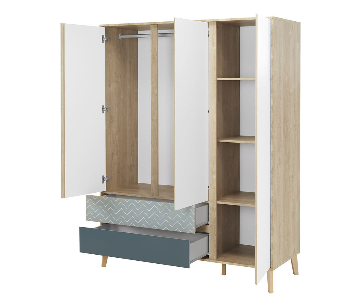 Armoire de chambre enfant style cabanon pour chambre enfant & ado