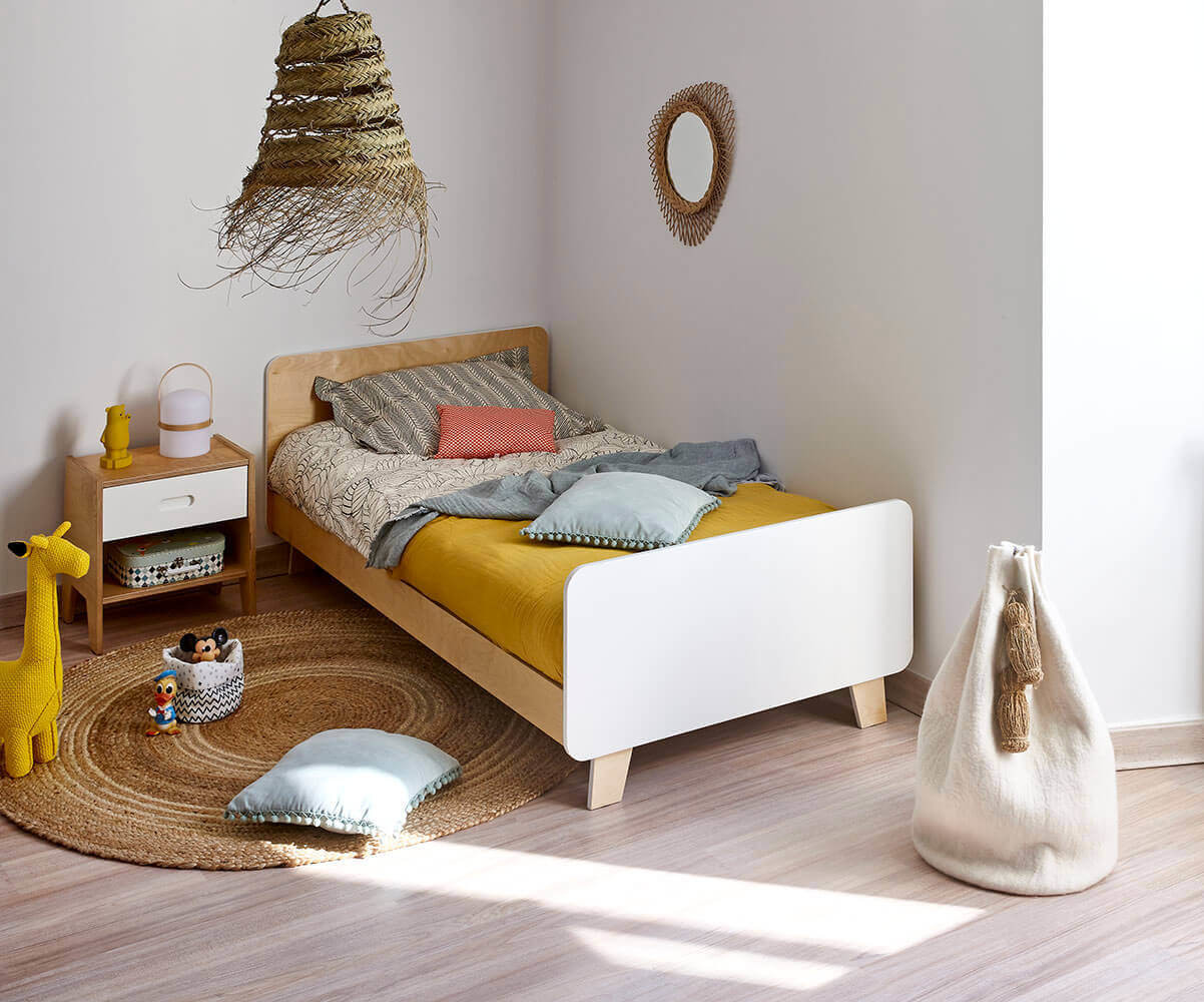 Lit Enfant Avec Sommier Spilou Couchage 1 Place Des 3 Ans