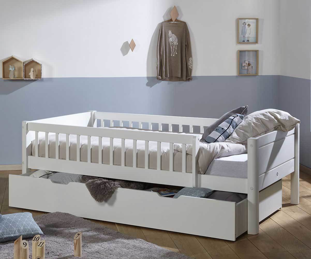 Lit Enfant Avec Sommier Et Tiroir Rio Mobilier En Bois Massif Mdf