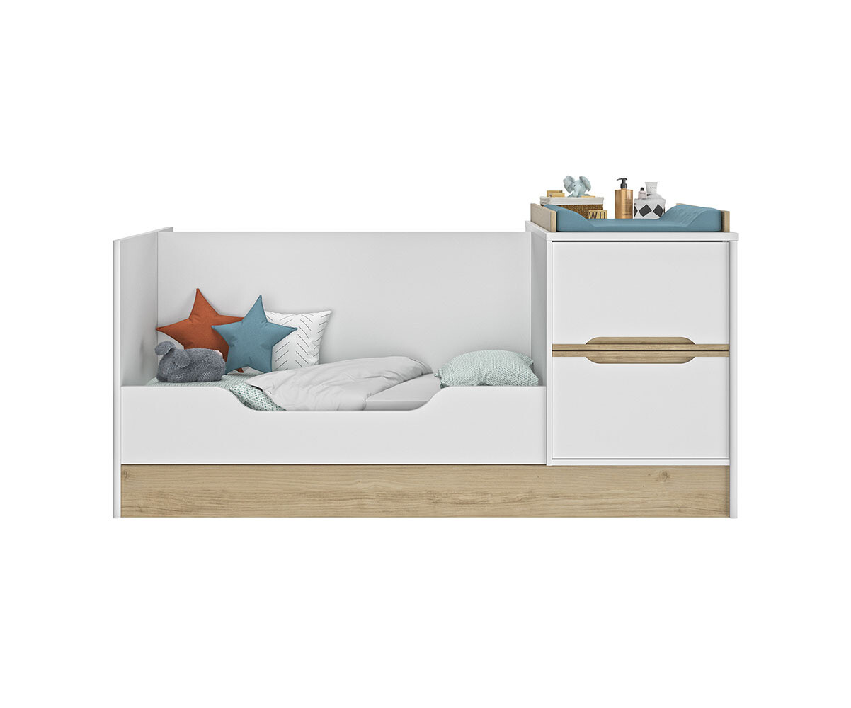 Lit Bebe Combine Evolutif Ange Mobilier De Fabrication Francaise