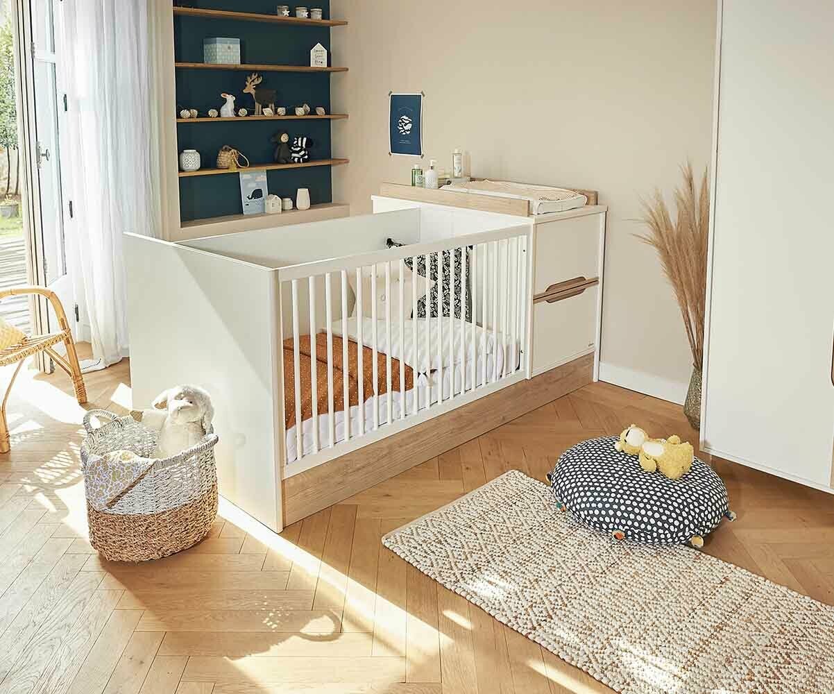 Lit Bebe Combine Evolutif Ange Mobilier De Fabrication Francaise