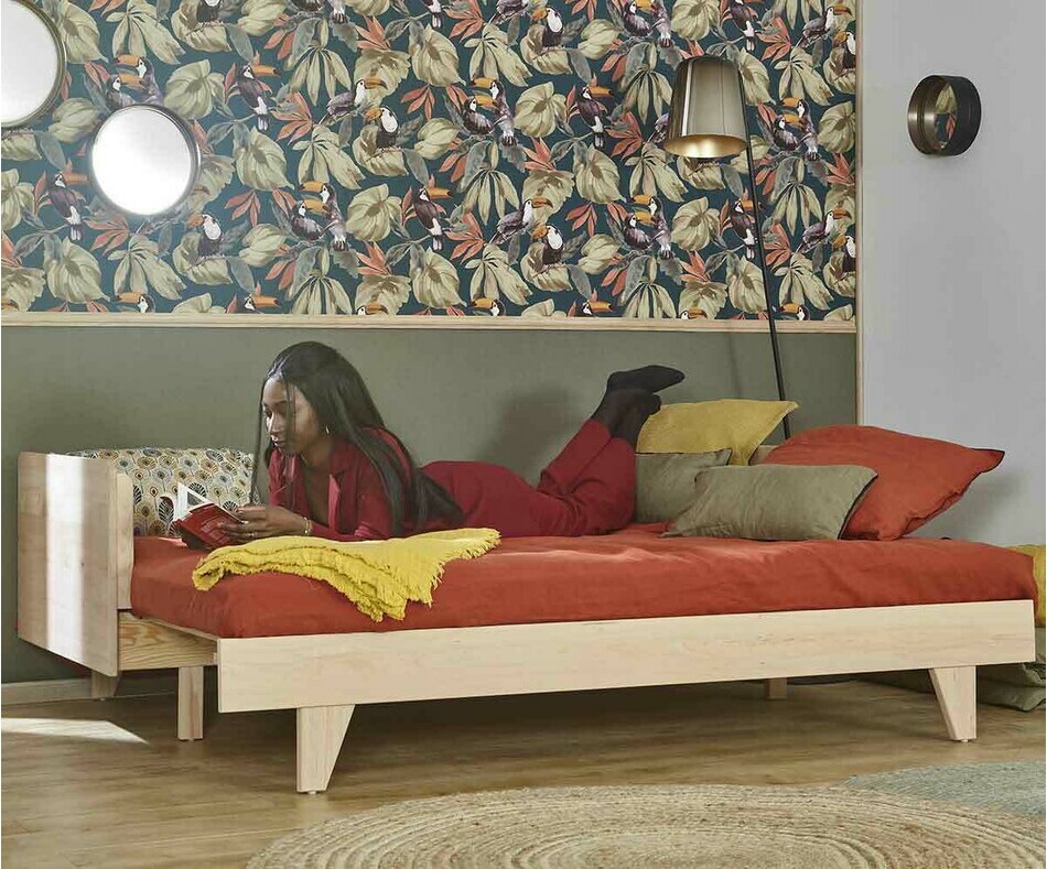 Couchage 2 places en bois massif