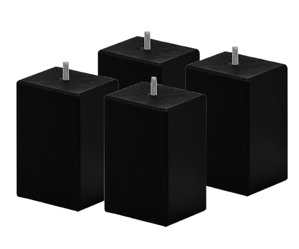 Pieds de lit adulte Kubo Noir