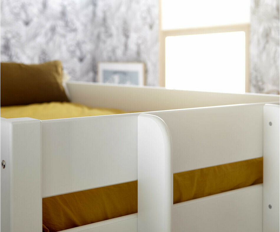 Détail lit superposé kids ado blanc