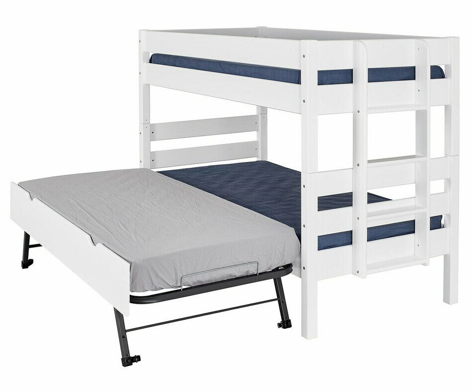 Sommier gigogne ouvert kids blanc
