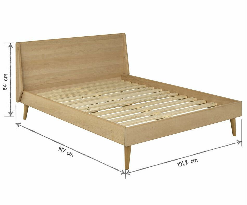 Dimensions Lit adulte Pia 140x190cm