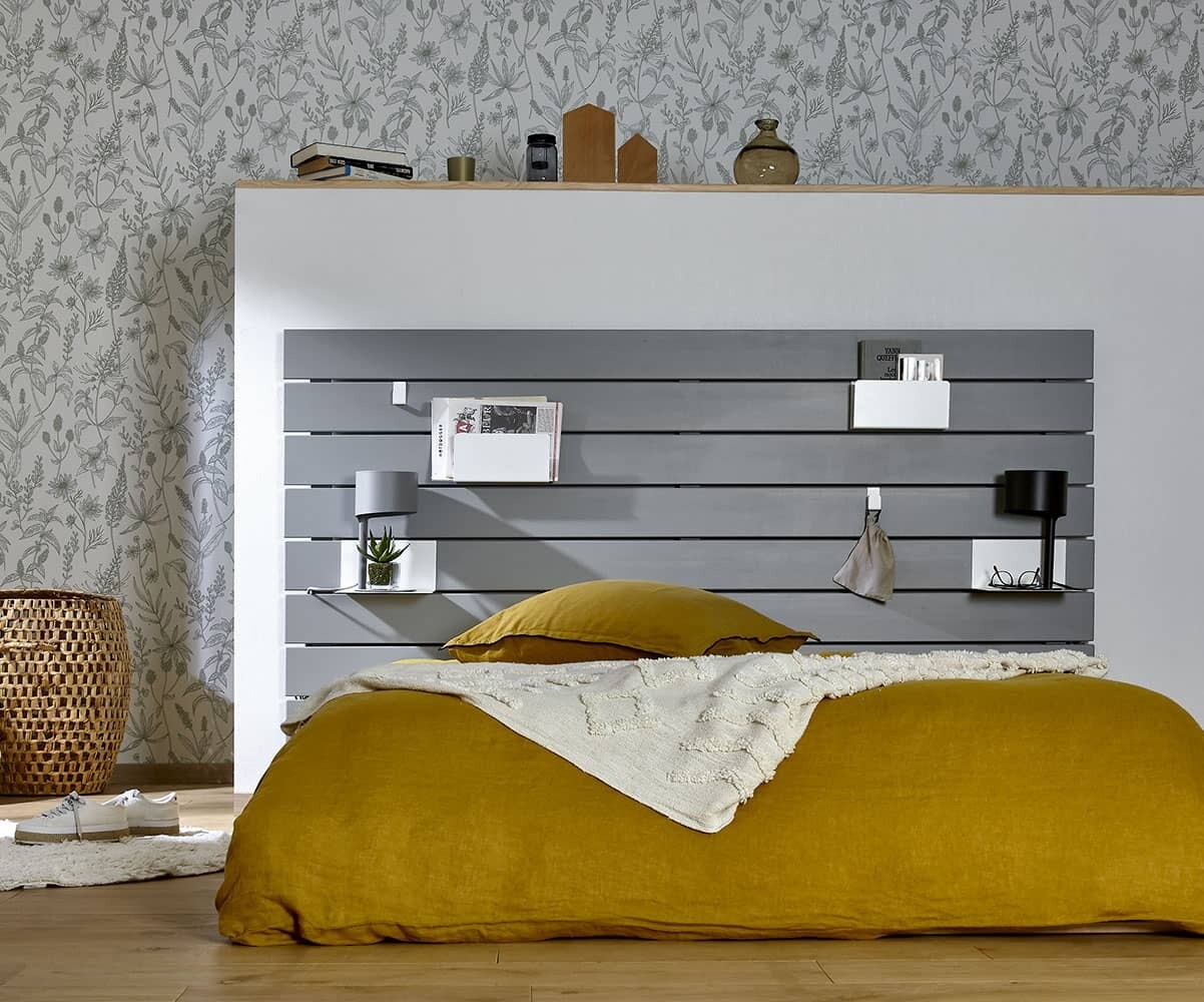 Tête de lit adulte Mando Gris