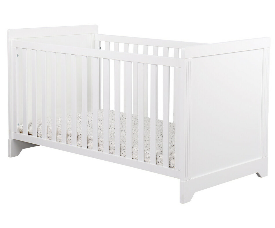 Côté du lit bébé évolutif à barreaux Roma