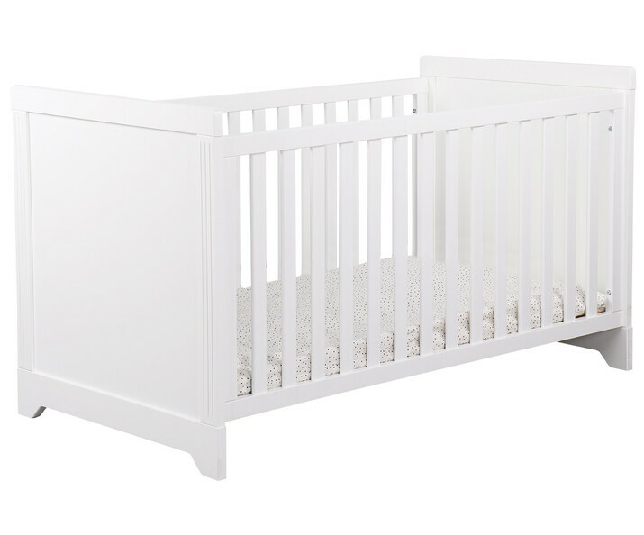 Lit bébé évolutif Roma blanc 