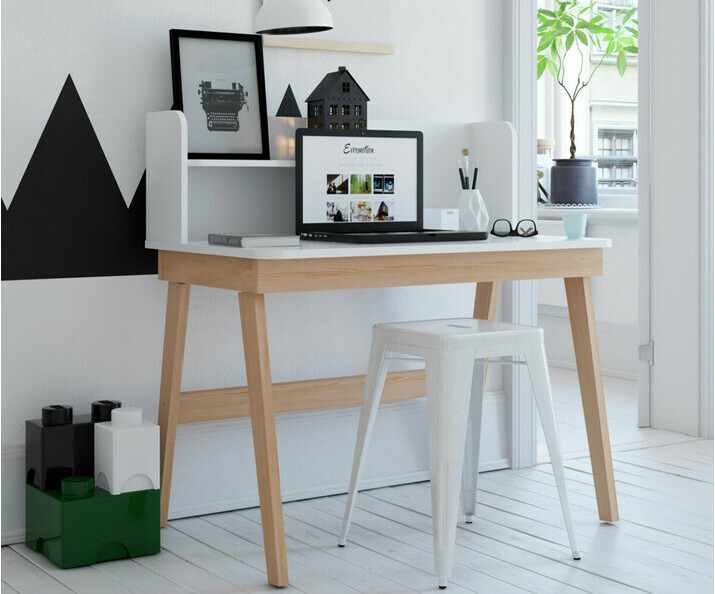 Bureau Enfant Pimo, avec 1 large plateau et des rangements