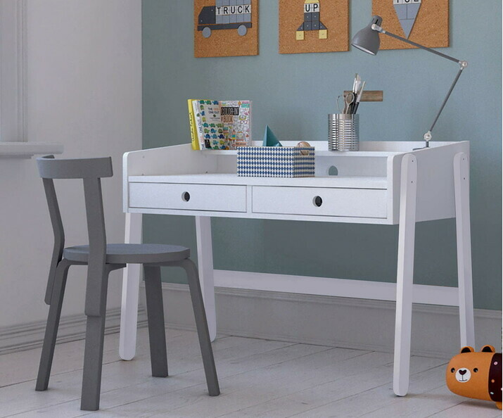 Bureau Enfant moderne en Bois avec tiroir et rangement