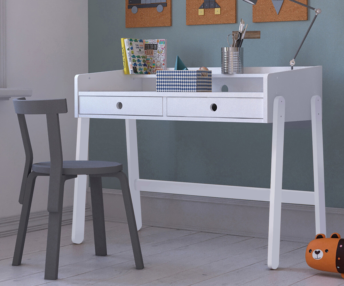 Bureau ado Maro Blanc
