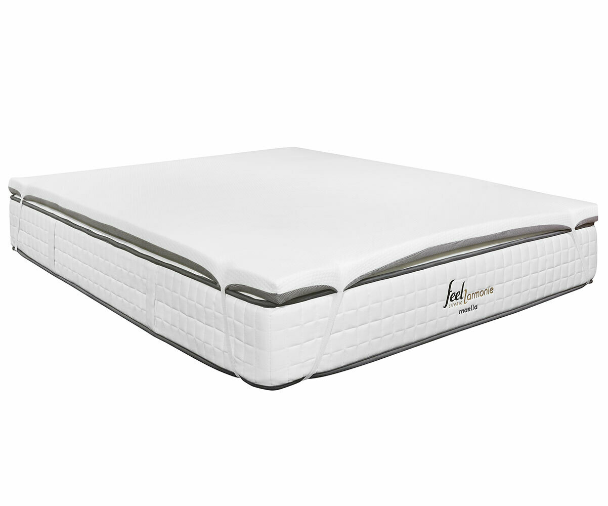 Sur matelas mémoire de forme Romy 140x190 cm
