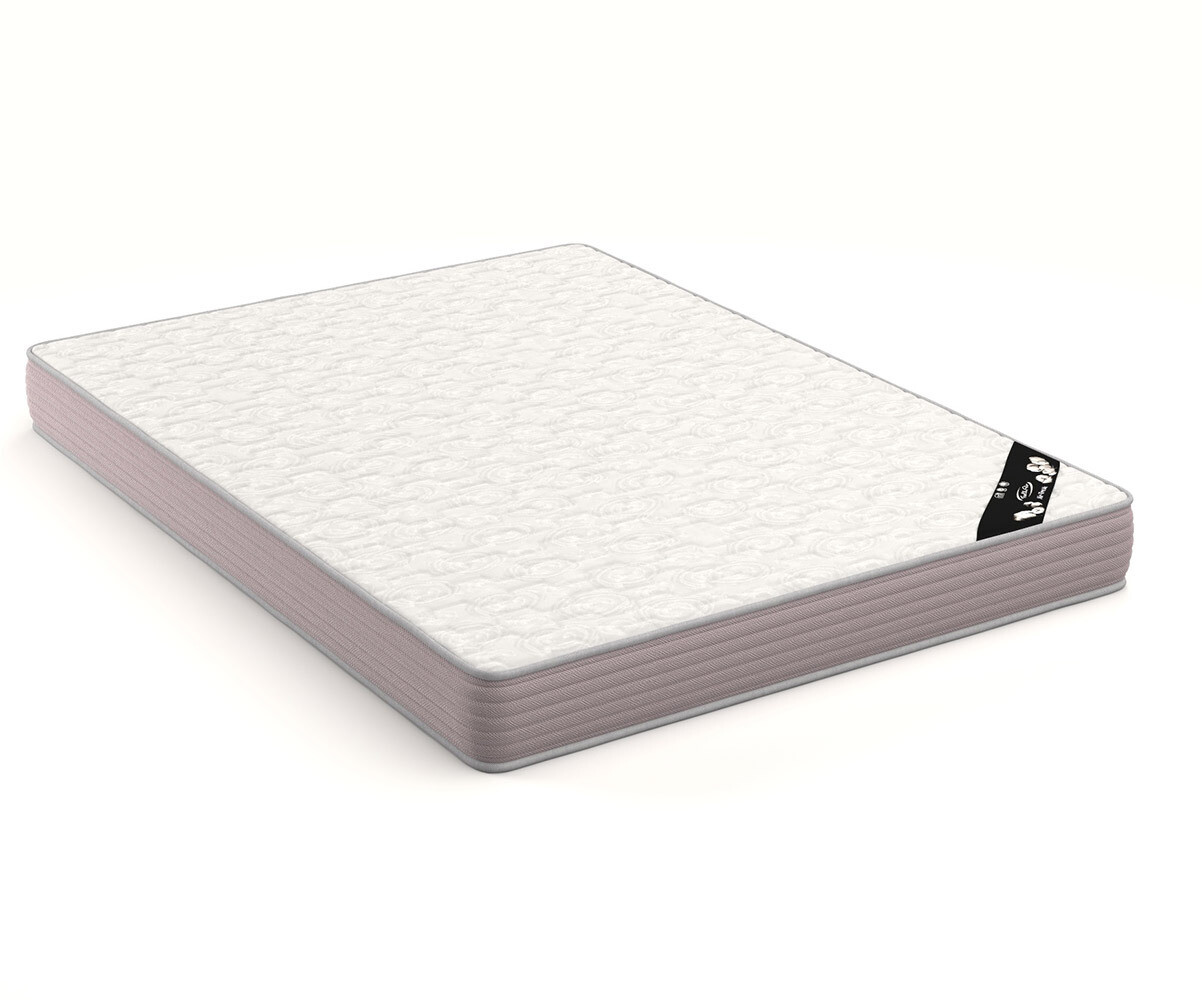 Pack Lit Mezzanine 2 Places Avec Matelas 140x190 Cm Bois Massif Bois Naturel Orsai