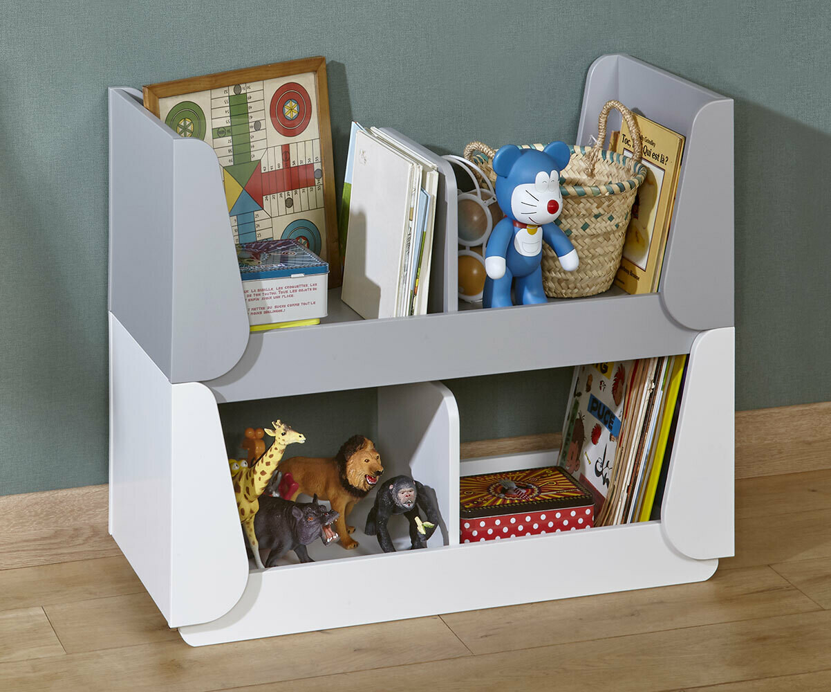 Etagère enfant empilable Ania Gris clair