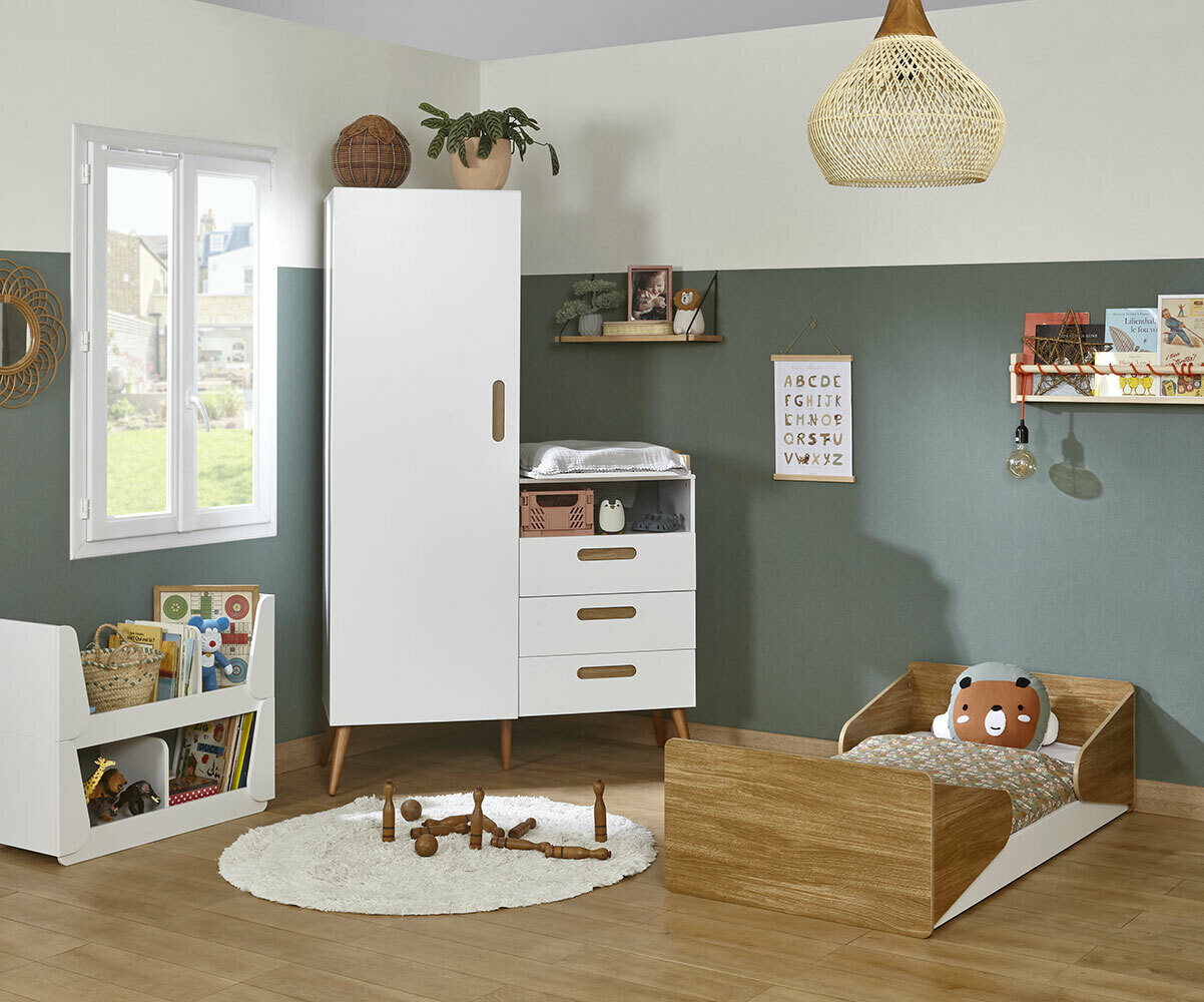 Armoire - penderie trois portes pour chambre enfant/ados de la coll