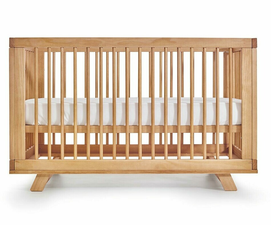 Lit bébé Jany avec position intermédiaire du sommier avec matelas