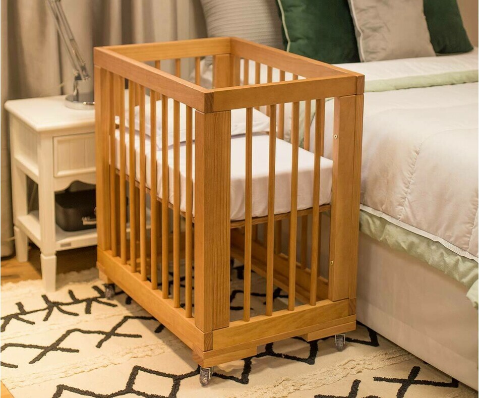 Berceau Jany évolutif en lit bébé avec matelas