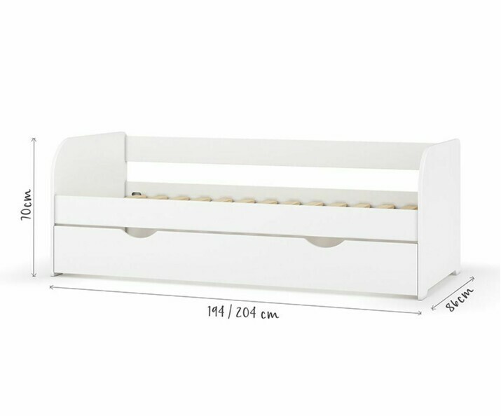 Dimensions du lit banquette ado Bali