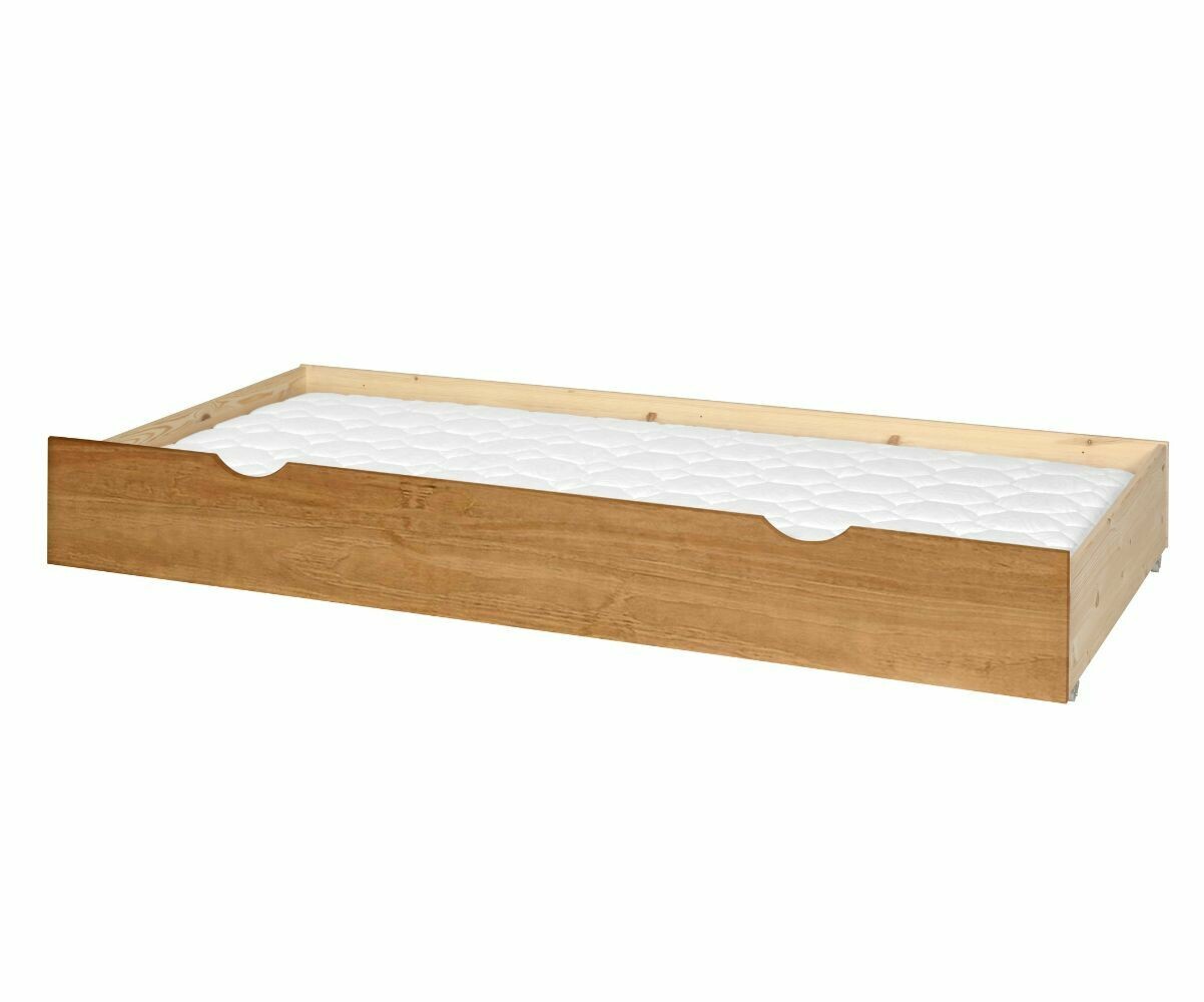 Tiroir de lit enfant Londra Noisette 80x200 cm