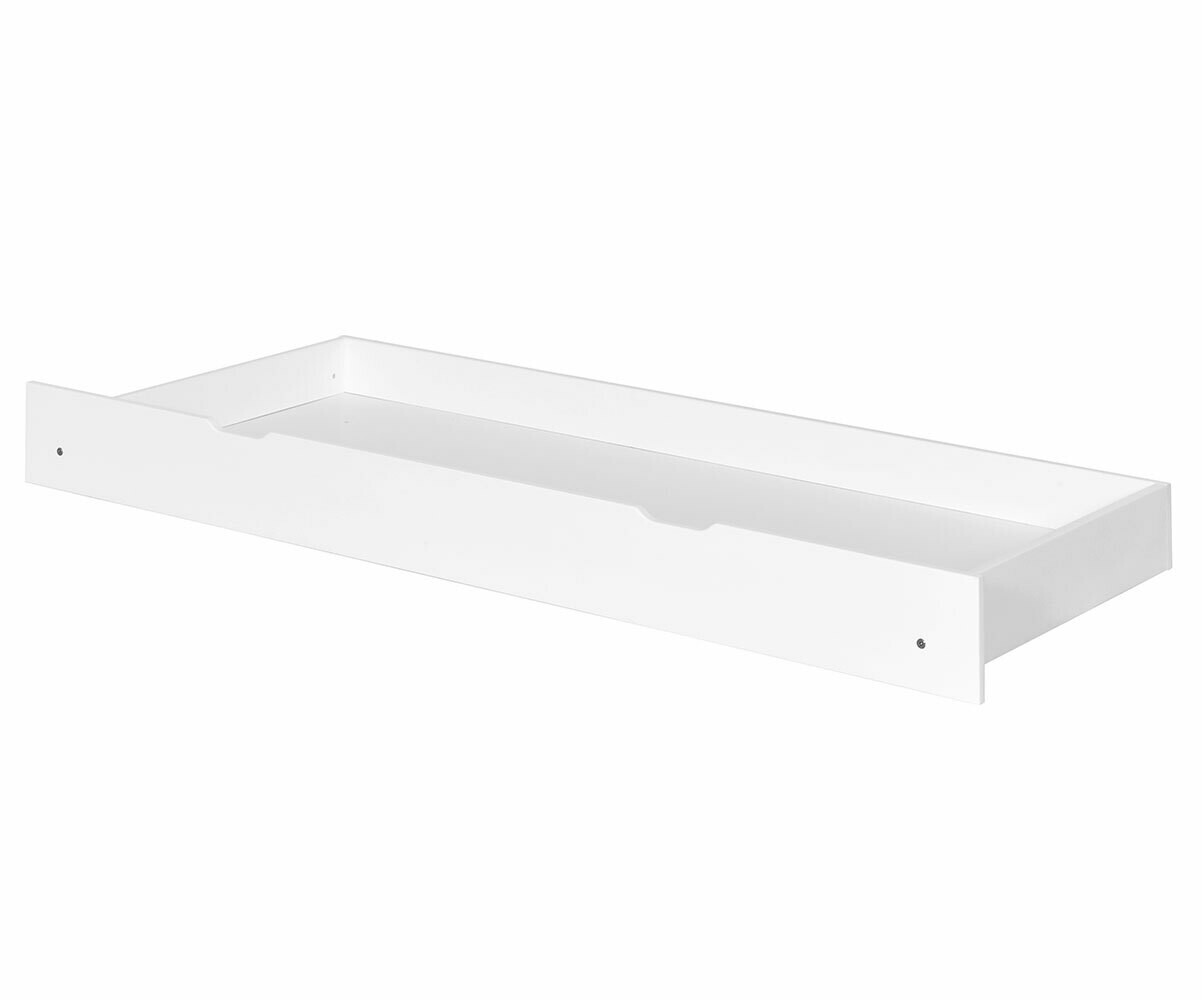 Tiroir pour lit superposé enfant Hikari Blanc 80x200 cm
