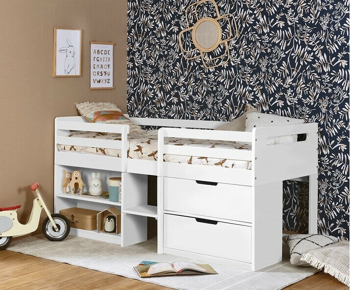 Armoire de Rangement Épaisse à Tiroirs pour Enfant, Coffre en