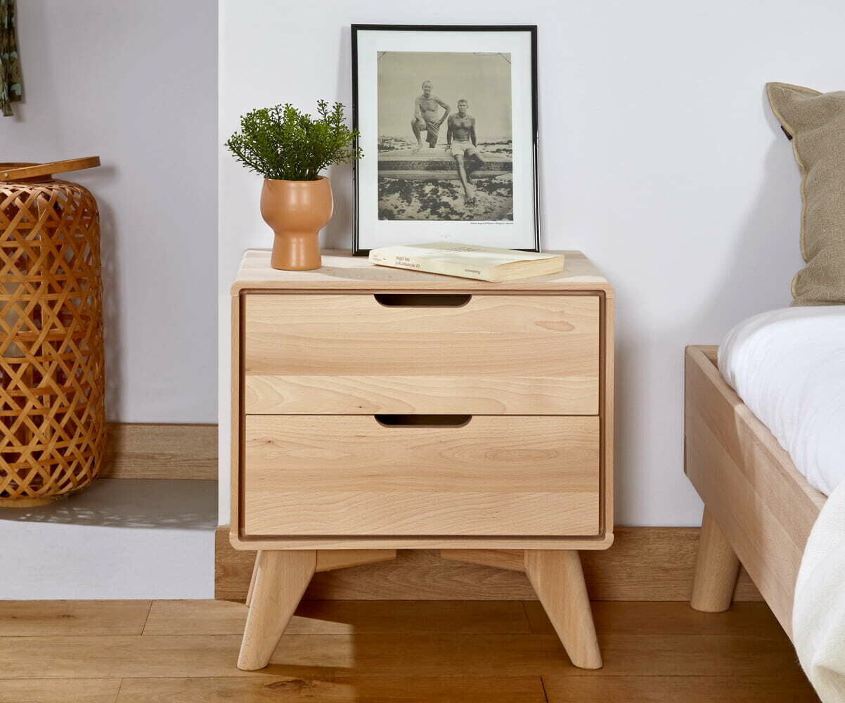 Chevet adulte Brody Bois naturel