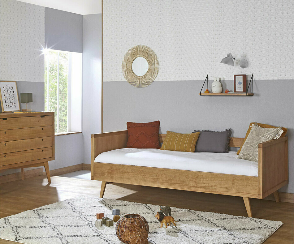 Chambre complète enfant Taloa avec matelas en bois massif