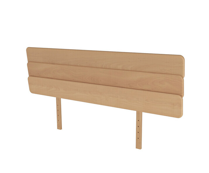 Lit Adulte Magdae avec tête de lit Eon inclut 2 pieds de renforts garantissant une répartition uniforme du poids