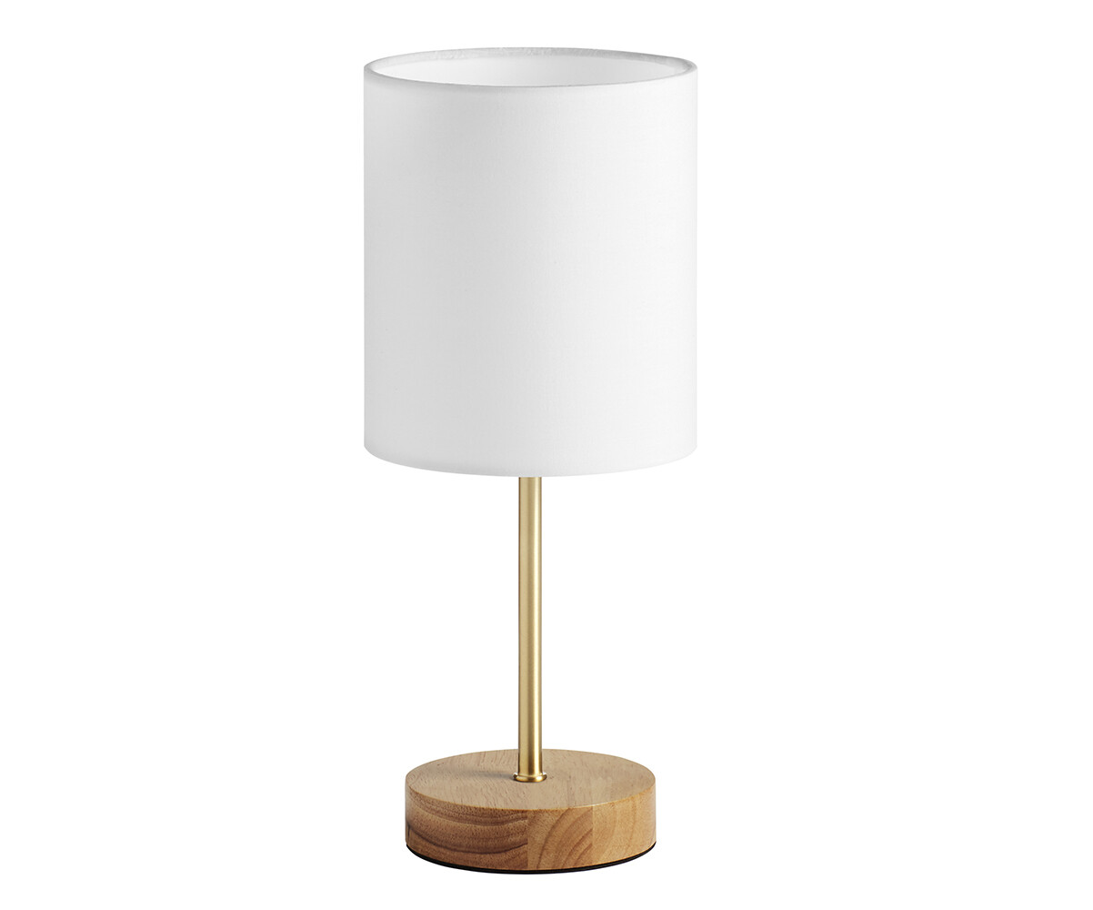 Lampe Ogust Laiton et blanc