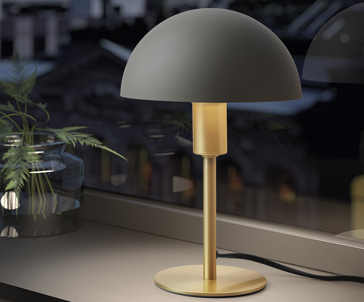 Lampe Granny Noir et laiton