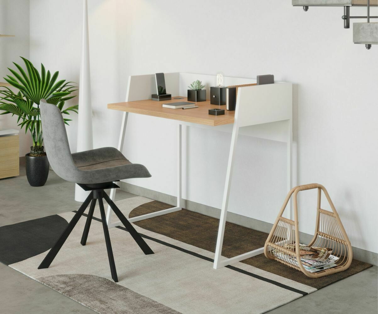 Bureau adulte Valens Chêne et blanc