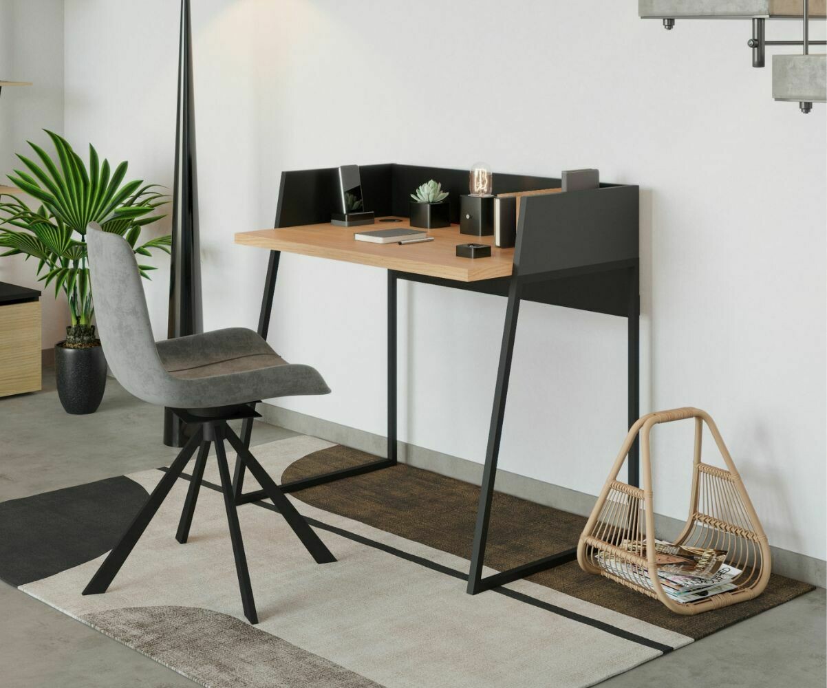 Bureau adulte Valens Chêne et noir