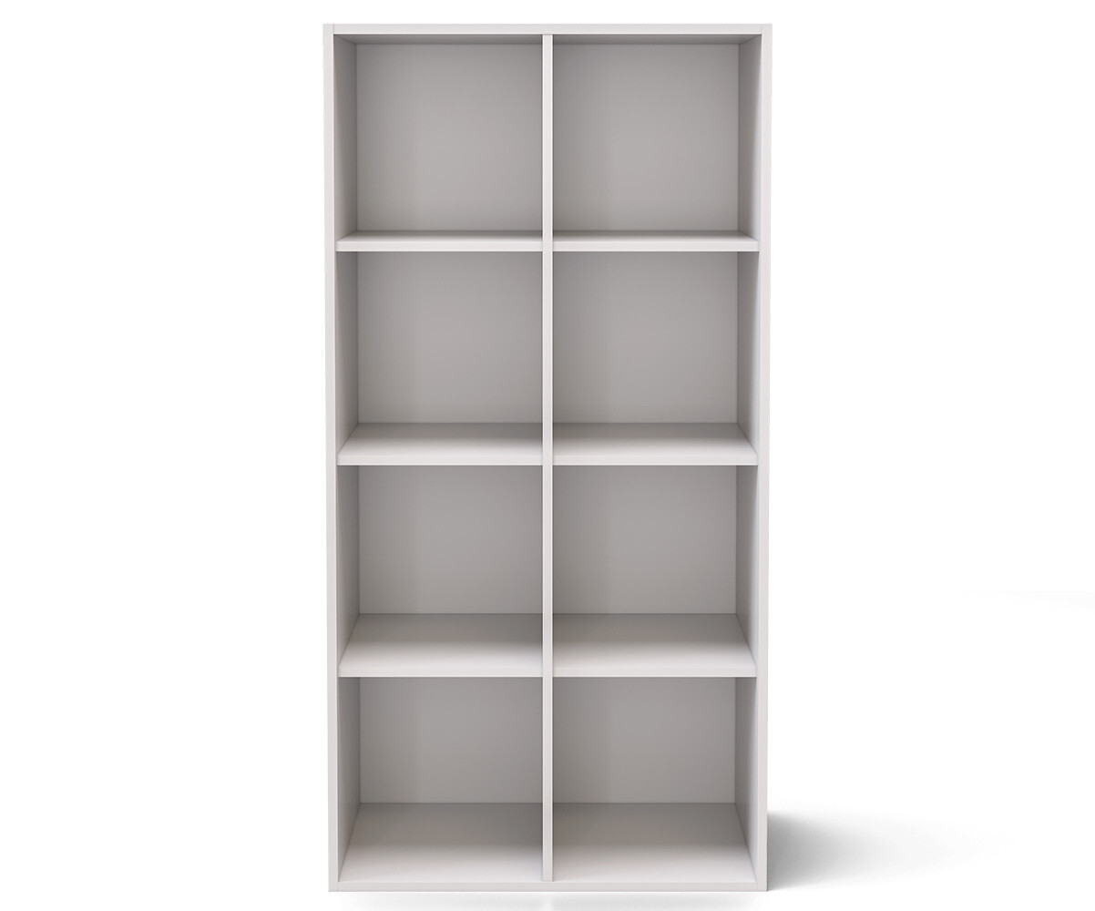 Cube de rangement vertical Kaeos Blanc/Opt:8 cases