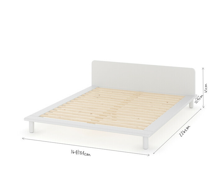 Dimensions du lit Colay avec tête de lit