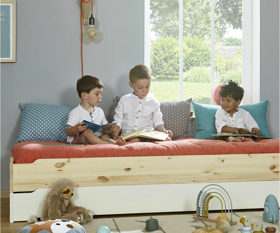 Lit empilable Happy Brut  peindre