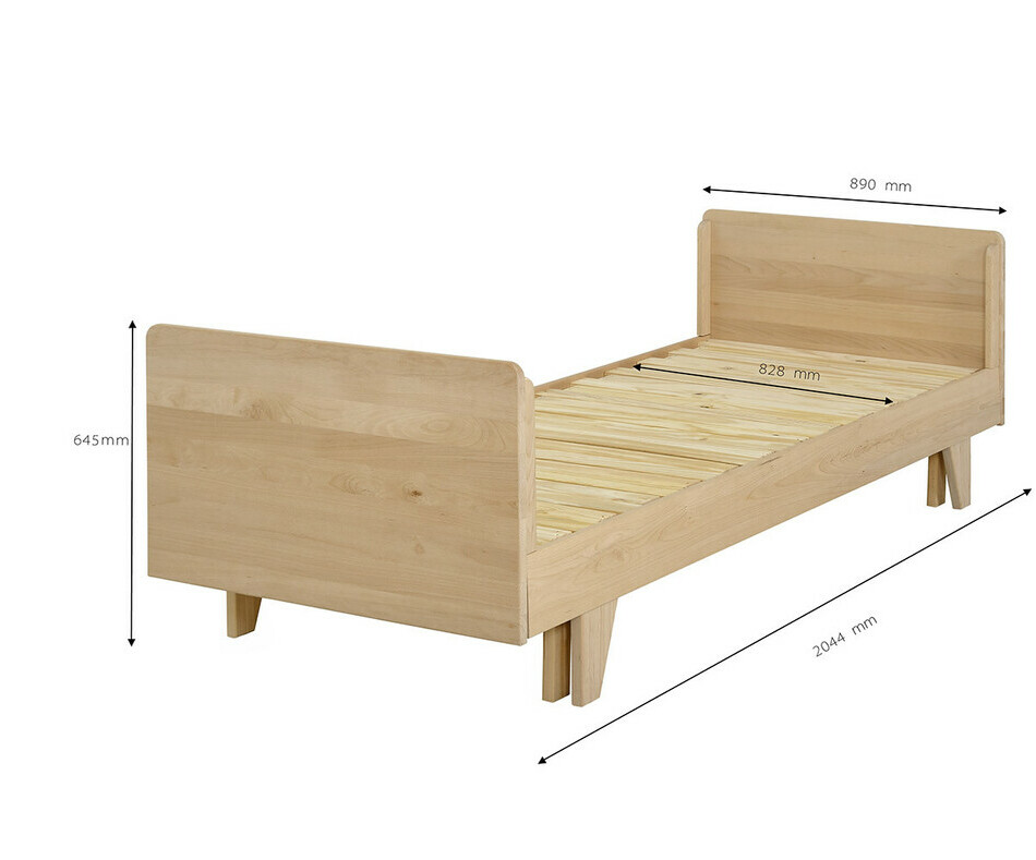 Dimensions du lit Nature