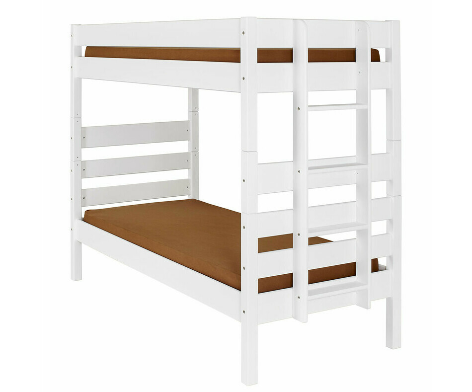 Lit superpos blanc Kids haut avec matelas