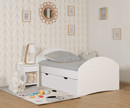 Pack Lit Enfant Evolutif Spoom Blanc avec Tiroir de Lit et Matelas