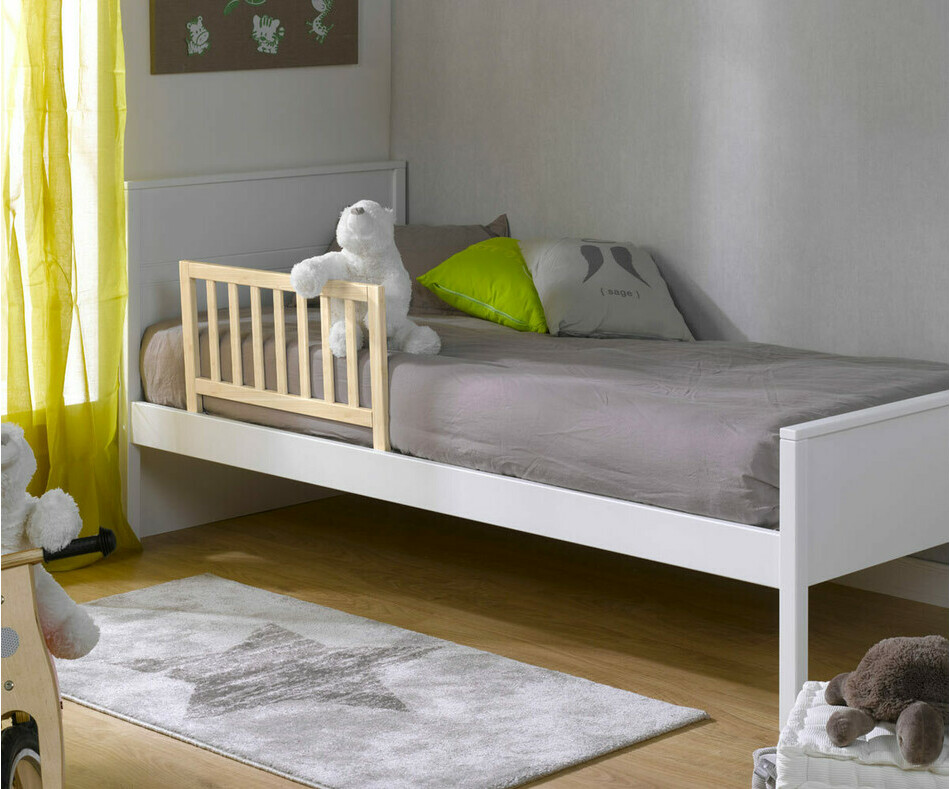 Barrière de lit pour enfant en bois