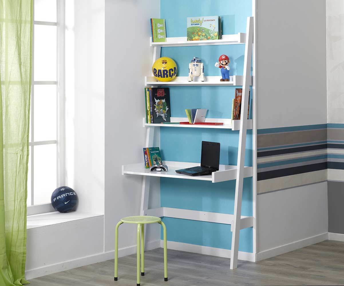 Bureau Noir Etagere : Grand vintage un interieurs deco etagere naturel pin caisson bois