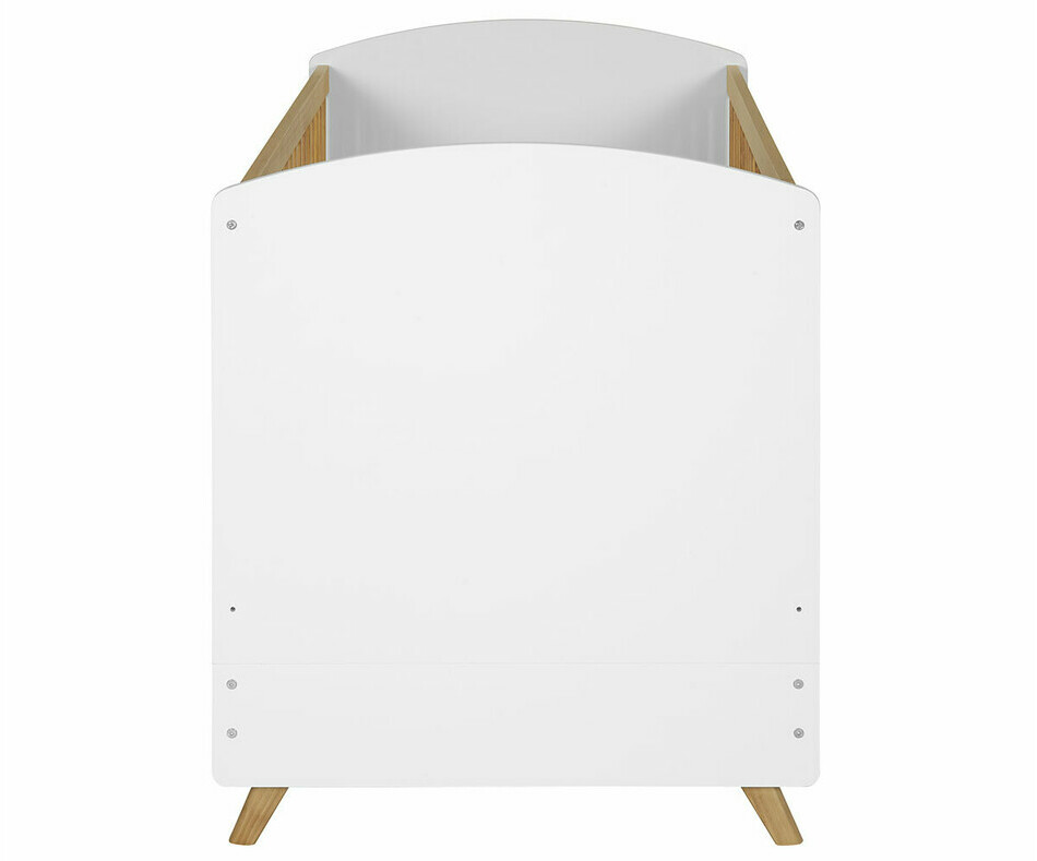 Lit bb Pepper vue de ct avec matelas